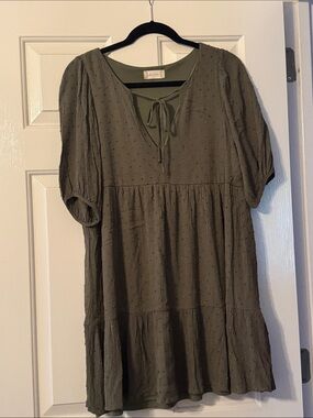 Altar'd State Olive Green Top